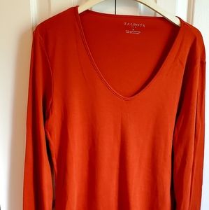 TALBOTS MISSES LONG SLEEVE TOP